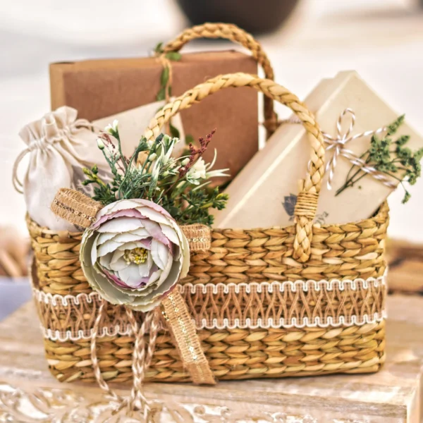 Bamboo Basket Luxury Goodies Hampers