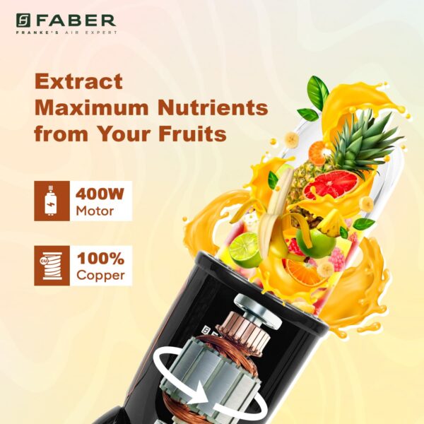 FABER Sportz Blender FSB 2-in-1 Nutrifit Nero - Image 2