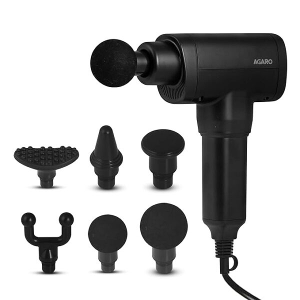 AGARO Impact Gun Massager With Massage Heads