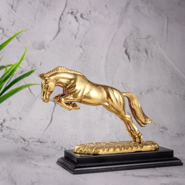 Galloping Horse Statue Handcrafted Showpiece - Image 3
