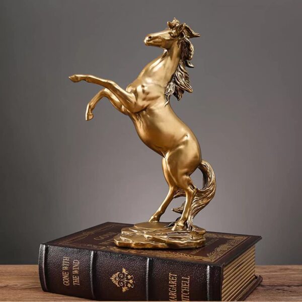 Galloping Horse Statue Handcrafted Showpiece - Image 2