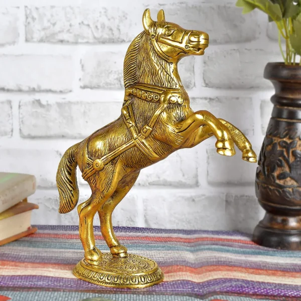 Galloping Horse Statue Handcrafted Showpiece - Image 4