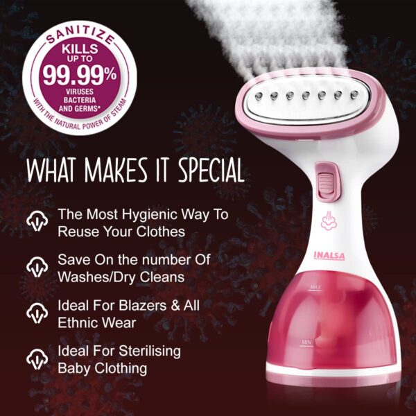 INALSA Garment Steamer for Clothes - Image 3