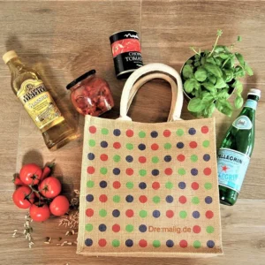 Laminated Printed Jute Carry Bag