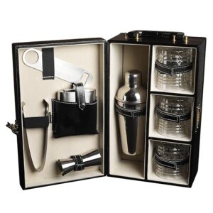 Leather Case Liquor Set Corporate Gift