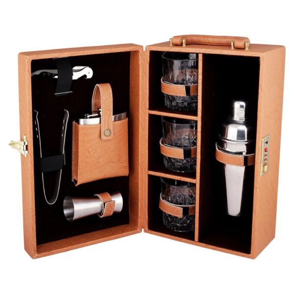 Leather Case Liquor Set Corporate Gift - Image 2