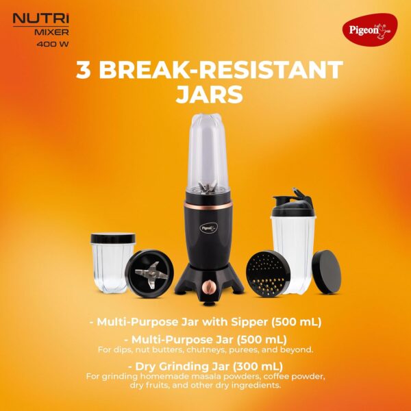 PIGEON Nutri Mixer Grinder Juicer Blender - Image 3