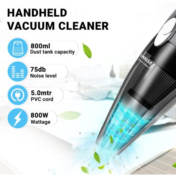 INALSA Vacuum Cleaner for Home & Car - Image 3