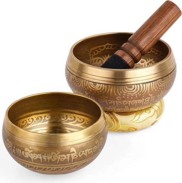 Tibetan Meditation Handmade Singing Bowl - Image 2