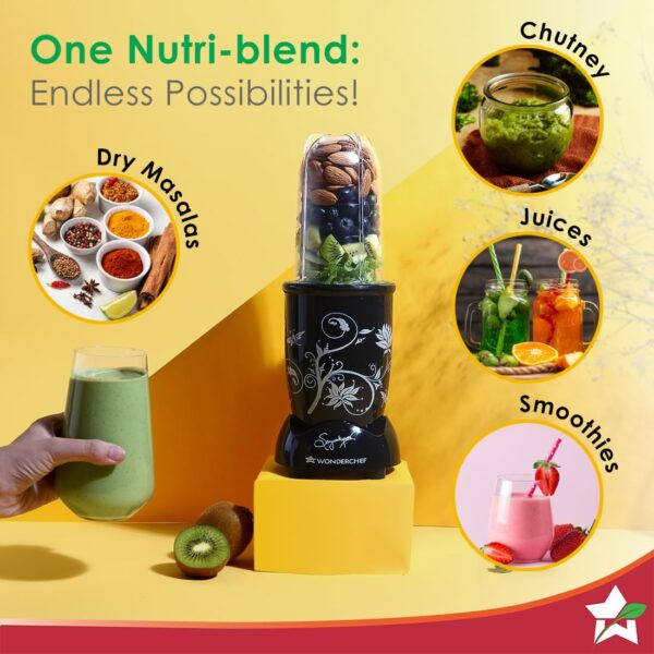 Wonderchef Nutri-blend Mixer, Grinder & Blender - Image 2