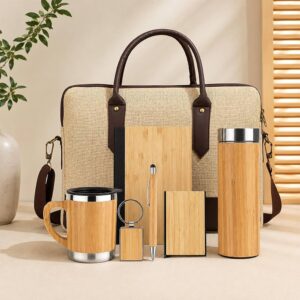 7-in-1 Bamboo and Metal Employee Joining Kit