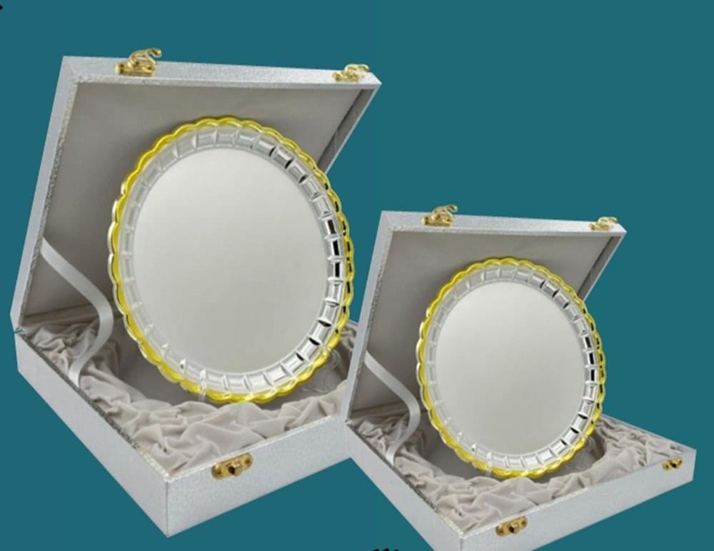 Gold and Silver Plated Velwet Box Award - Image 3